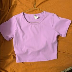 Lavender Ptula Crop sz medium